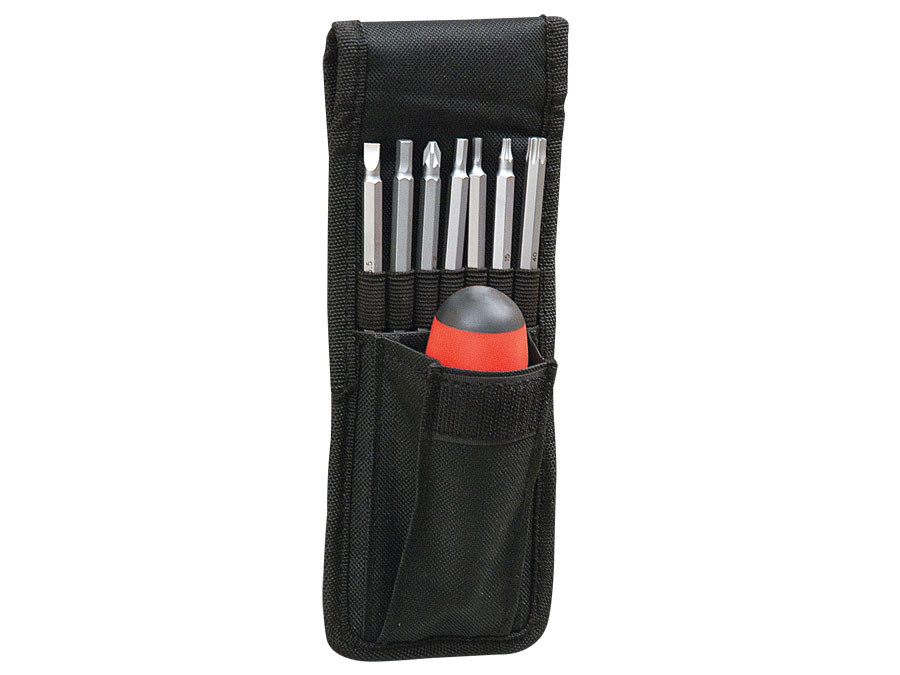 Set 7 tije surubelnite cu 2 capete si maner